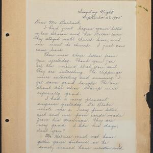 a page of handwritten text