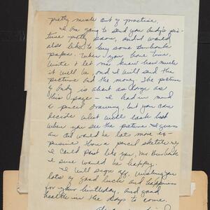 a page of handwritten text