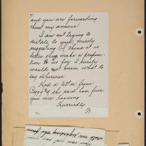 a page of handwritten text