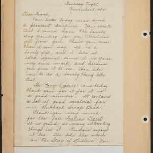 a page of handwritten text