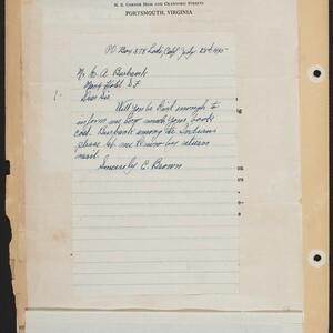 a page of handwritten text