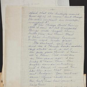 a page of handwritten text