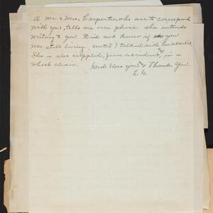 a page of handwritten text