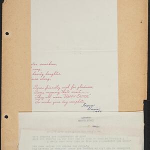 a page of handwritten text