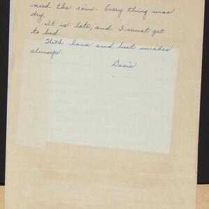 a page of handwritten text