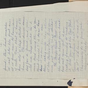 a page of handwritten text