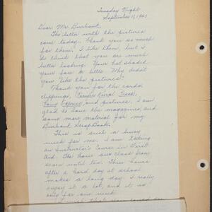 a page of handwritten text