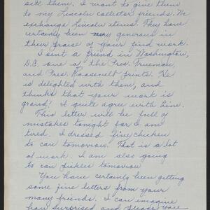 a page of handwritten text
