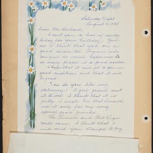 a page of handwritten text