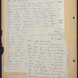 a page of handwritten text