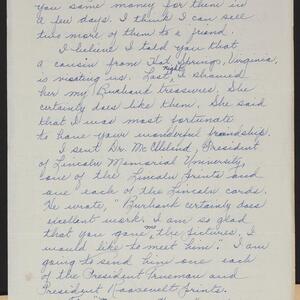 a page of handwritten text