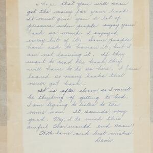 a page of handwritten text
