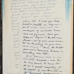a page of handwritten text