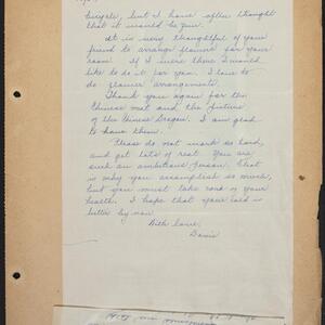 a page of handwritten text