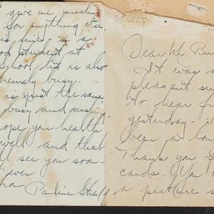 a page of handwritten text