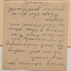 a page of handwritten text