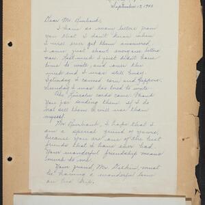 a page of handwritten text