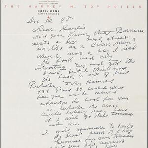 a page of handwritten text