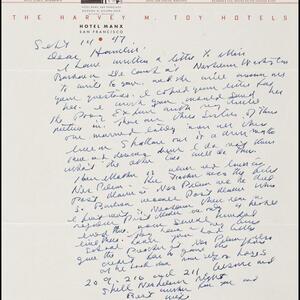 a page of handwritten text