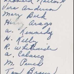 a page of handwritten text
