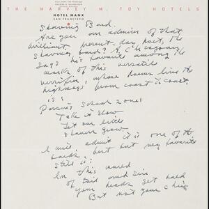 a page of handwritten text