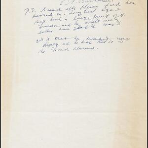 a page of handwritten text