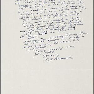 a page of handwritten text