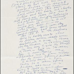 a page of handwritten text