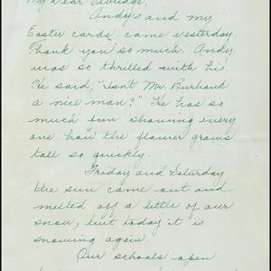 a page of handwritten text