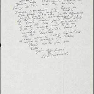 a page of handwritten text