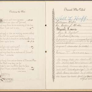 a page of handwritten text