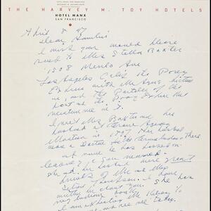 a page of handwritten text