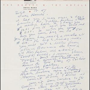 a page of handwritten text