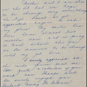 a page of handwritten text
