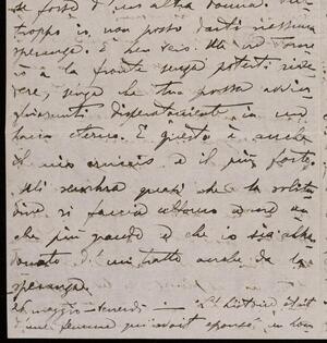 a page of handwritten text