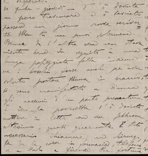 a page of handwritten text