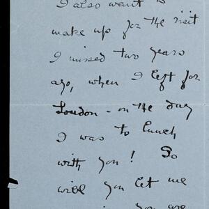 a page of handwritten text