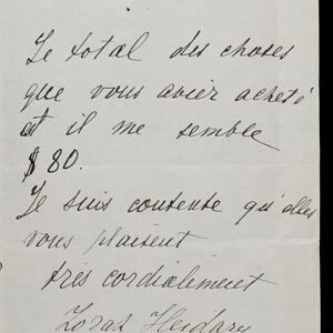 a page of handwritten text