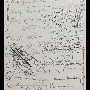 a page of handwritten text