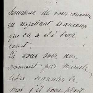a page of handwritten text