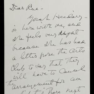 a page of handwritten text
