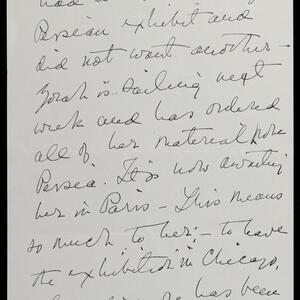 a page of handwritten text