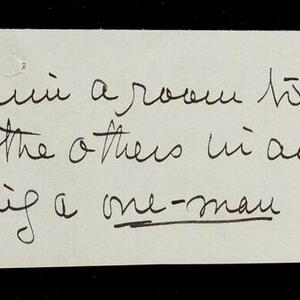 a page of handwritten text