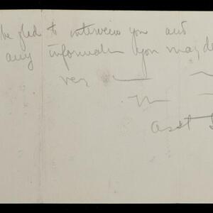 a page of handwritten text