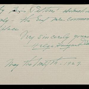 a page of handwritten text