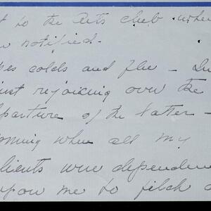 a page of handwritten text