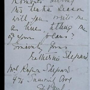 a page of handwritten text