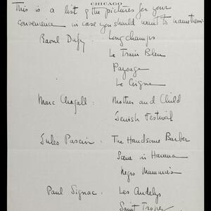 a page of handwritten text