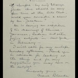 a page of handwritten text