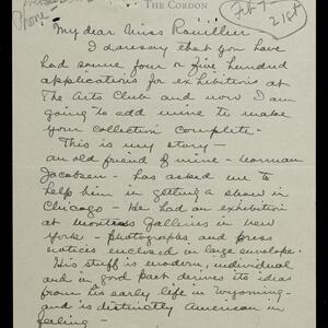 a page of handwritten text
